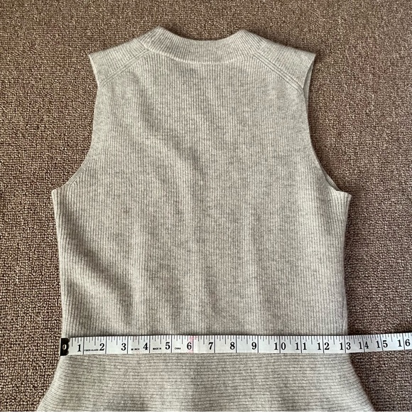 Veronica Beard Billie Peplum Cashmere Sweater - Picture 6 of 9